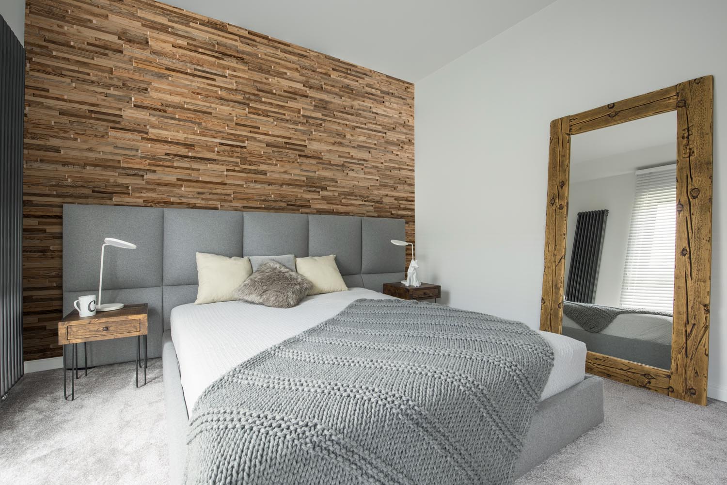 ALM M reclaimed wood cladding used as a premium interior wall