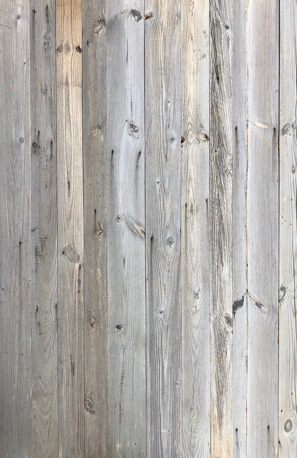 Rustic grey reclaimed wood wall cladding with tongue and groove profile