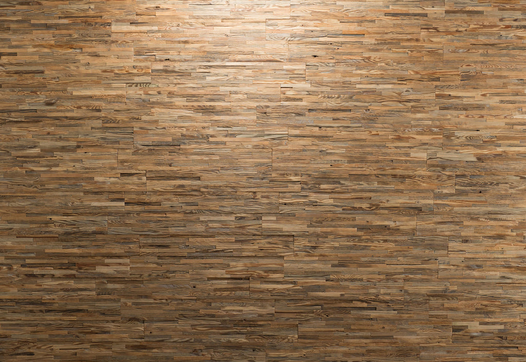 ALM S reclaimed wood 3D wall panels made from fir and pine