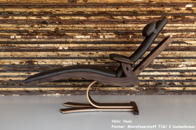 Wooden infrared lounger finish option