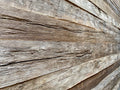Hand-hewn reclaimed oak boards with authentic aged surface