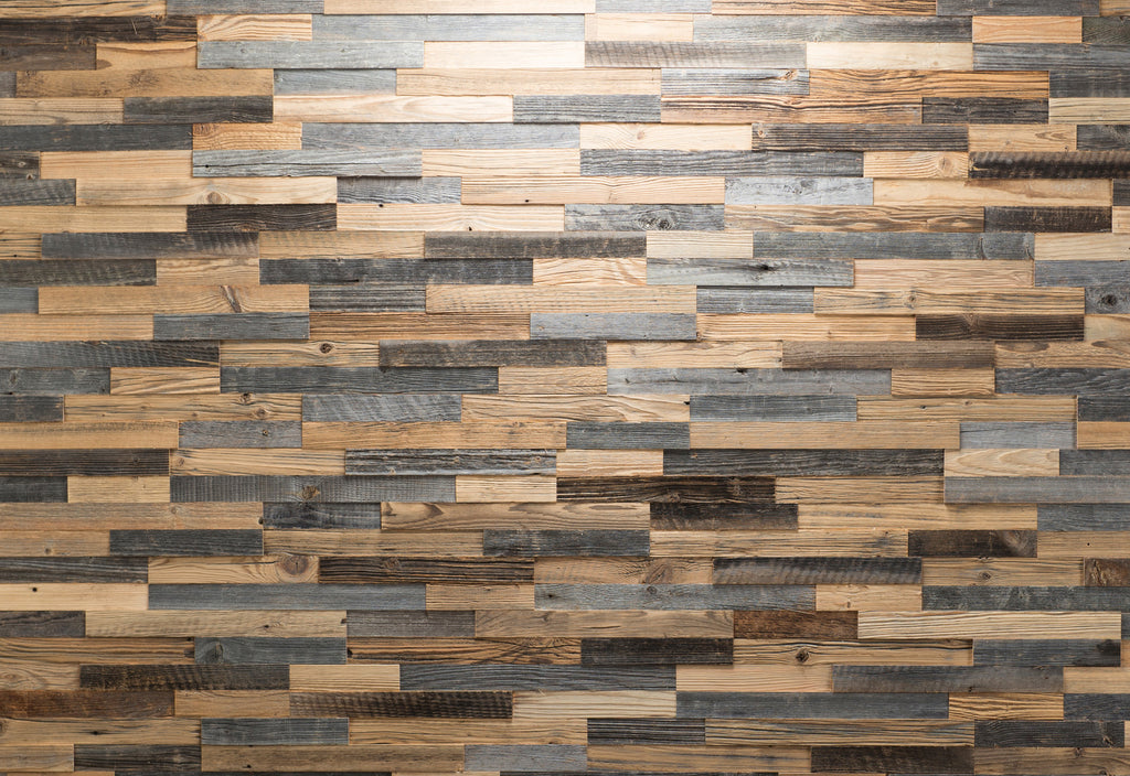 Kitzbühel XL reclaimed wood wall cladding with natural aged texture