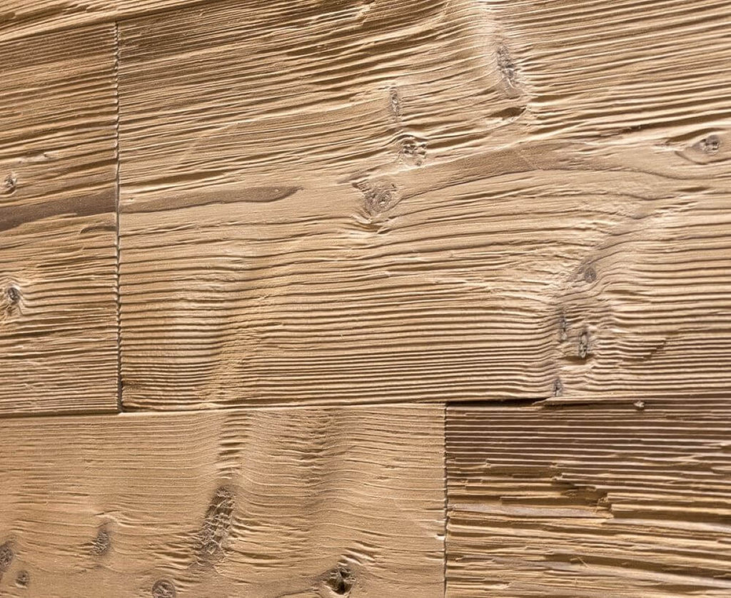 Thermo spruce tongue and groove board detail