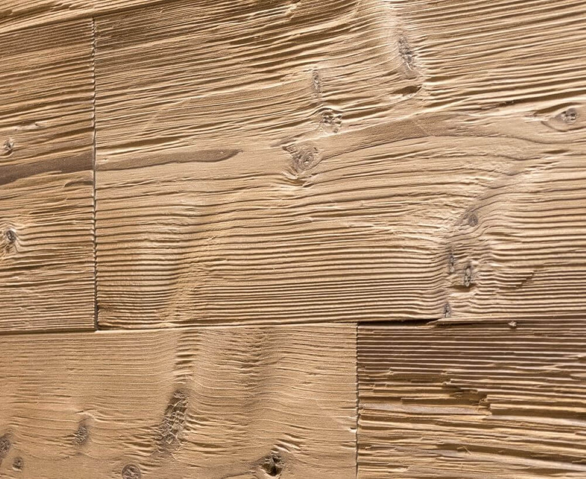 Thermo spruce tongue and groove board detail